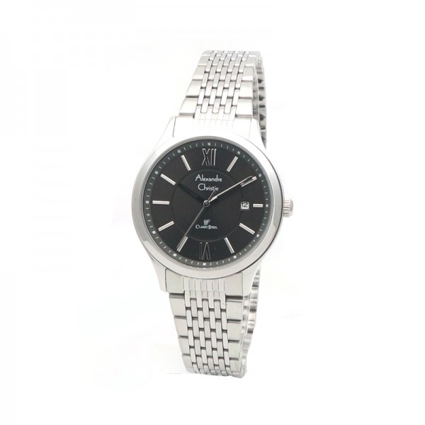 Alexandre Christie AC 8585 Silver Black Lady LDBSSBA